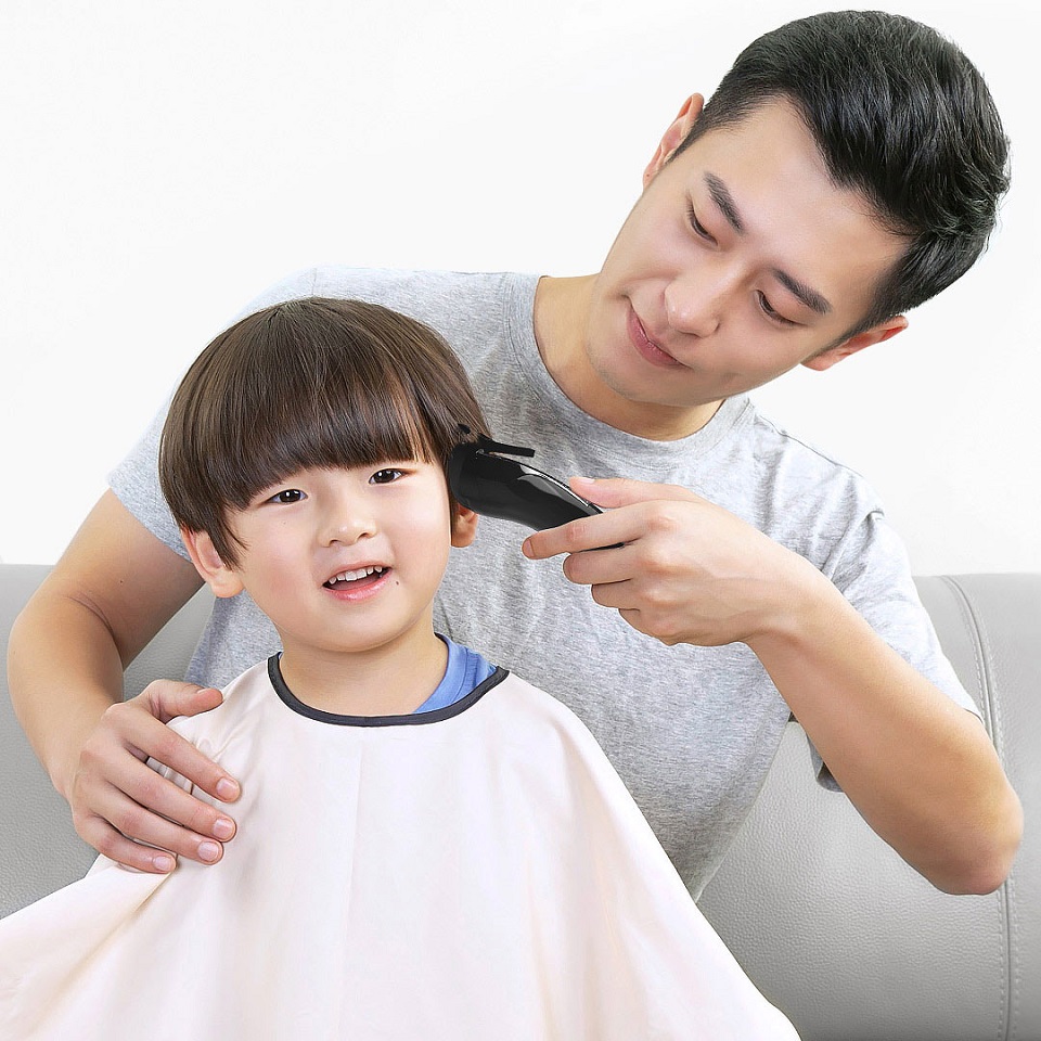 Машинка для стрижки волосся Xiaomi ENCHEN Sharp3 Black батько стриже дитину